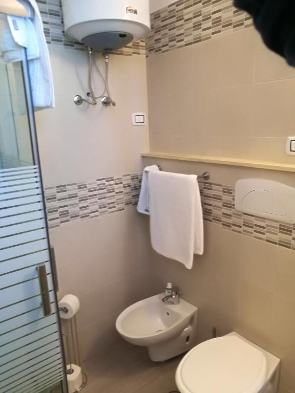 Koupelna v ubytování SETTIMO SOLE Affitta Camere