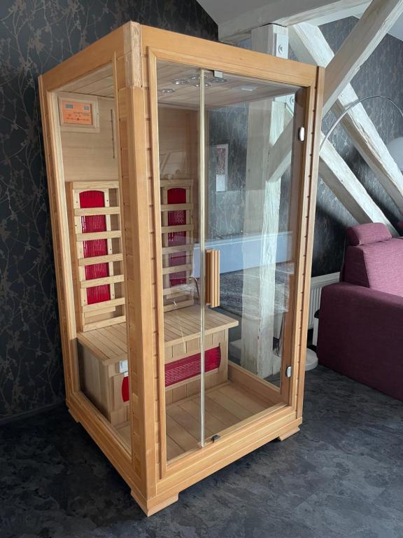 Posezení v ubytování ADC Design Apartmány
