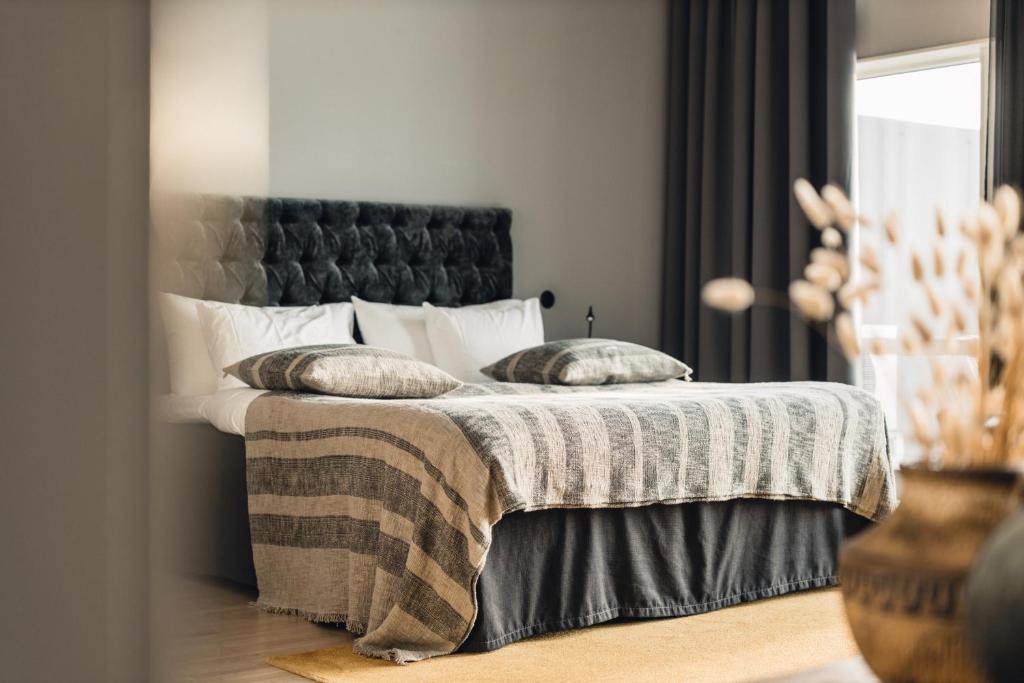 Postel nebo postele na pokoji v ubytování Ocean Hotel