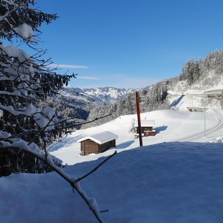 Chalet Pagrüeg v zimě