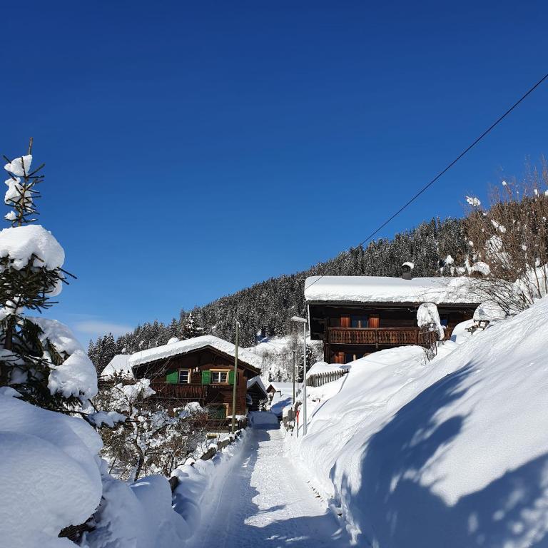 Chalet Pagrüeg v zimě