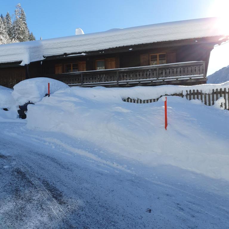 Chalet Pagrüeg v zimě