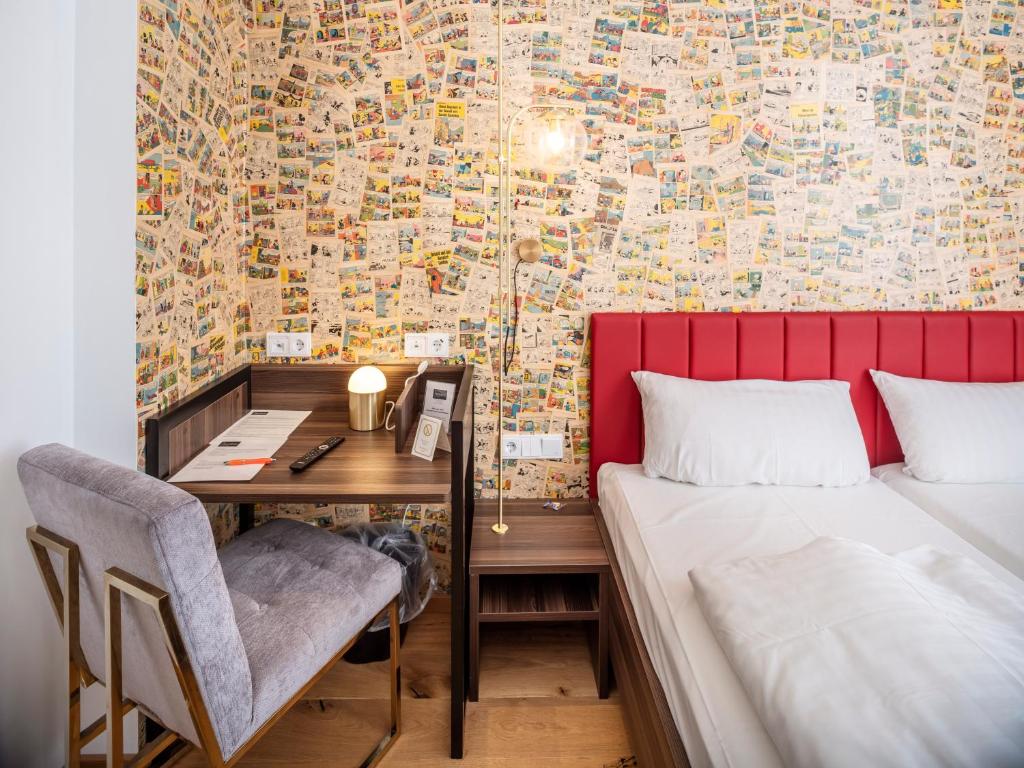 Postel nebo postele na pokoji v ubytování acor Boutique Hotel