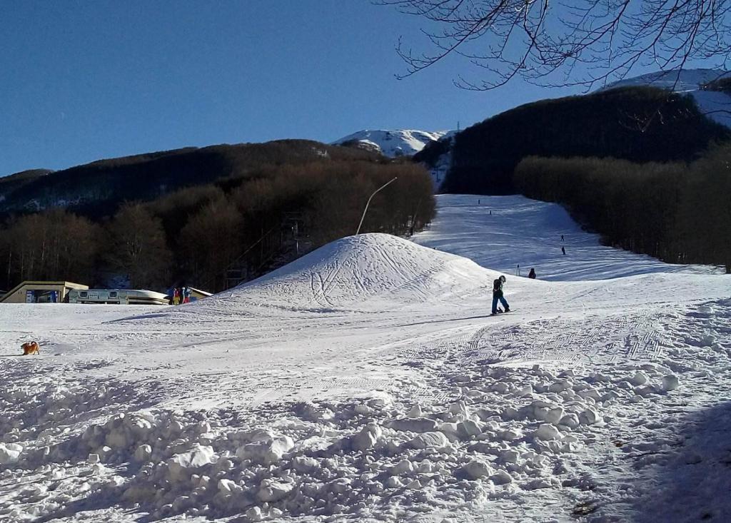 Hotel Le Polle during the winter
