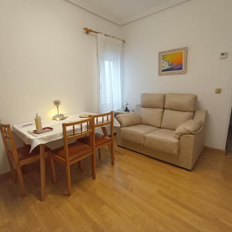 Posezení v ubytování Apartamento Candela