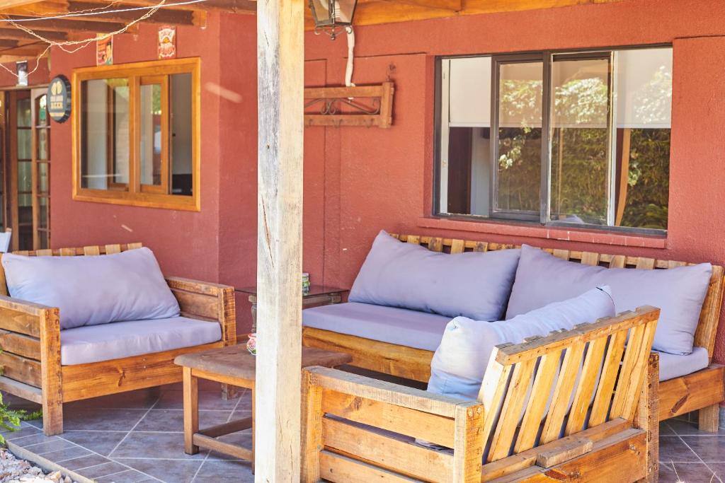 Prostor za sedenje u objektu Hostal Aldea Colchagua Experience