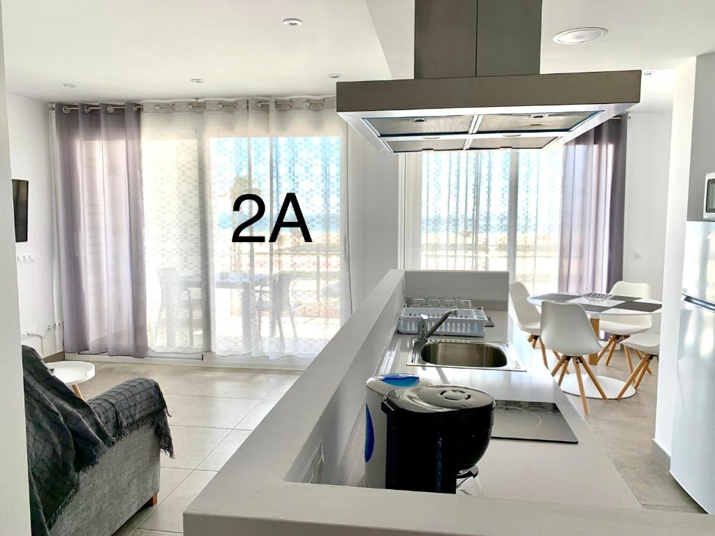 A seating area at Edifici Valeria