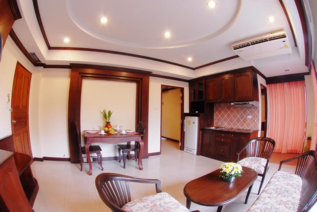 Posezení v ubytování Golden Villa Pattaya