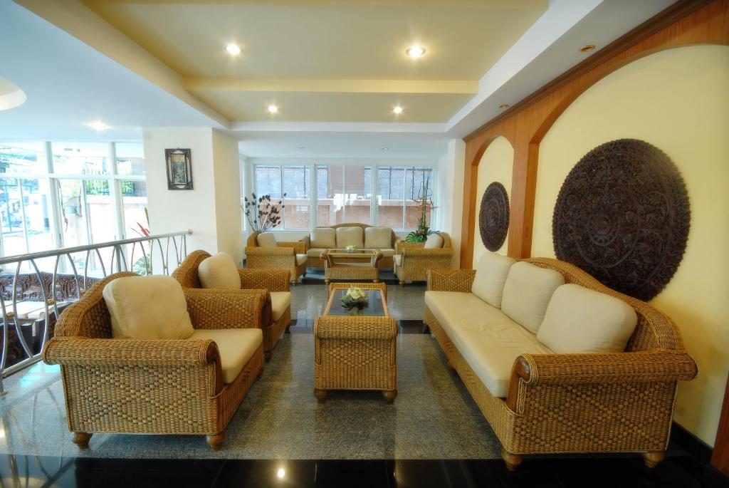 Posezení v ubytování Golden Villa Pattaya