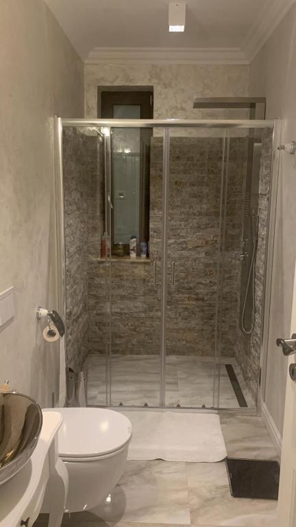 Koupelna v ubytování Pensiunea Carpe Diem Spa