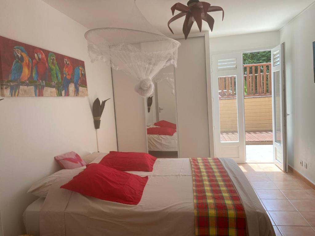 Postel nebo postele na pokoji v ubytování Villa Nord-Plage