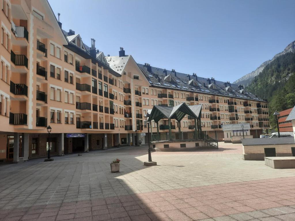 Nespecifikovaný výhled na hory nebo výhled na hory při pohledu z apartmánu