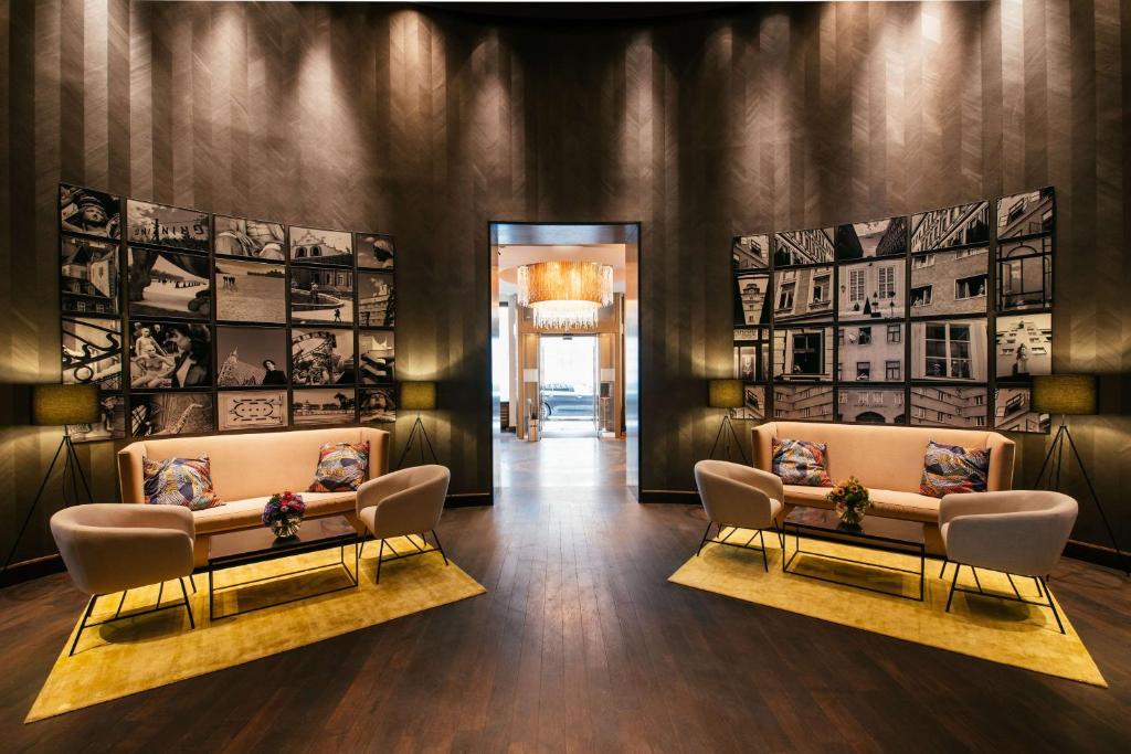 Posezení v ubytování Radisson Blu Style Hotel, Vienna