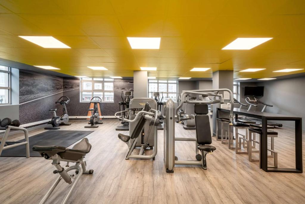 Fitness centrum a/nebo fitness zařízení v ubytování Radisson Blu Hotel, Antwerp City Centre