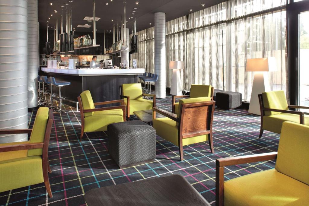Posezení v ubytování Radisson Blu Hotel, Hamburg