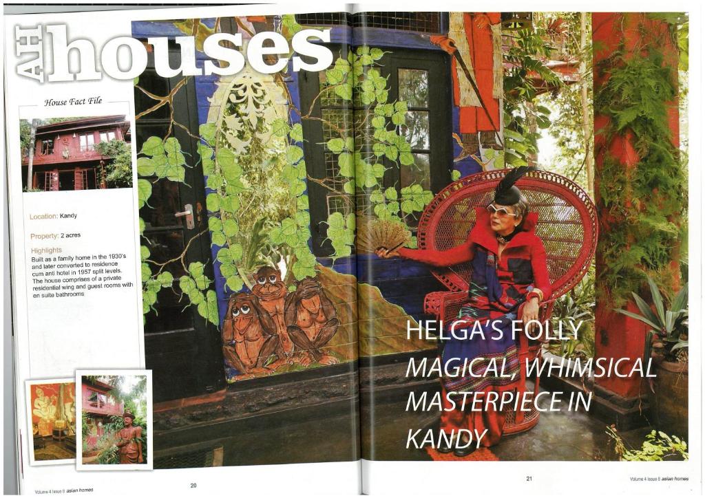 Fotografie z fotogalerie ubytování HELGASFOLLY Anti Hotel Residence v destinaci Kandy
