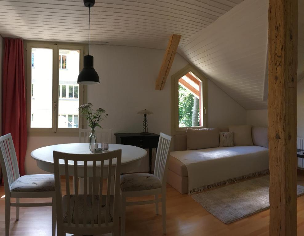 Posezení v ubytování B3 Apartment