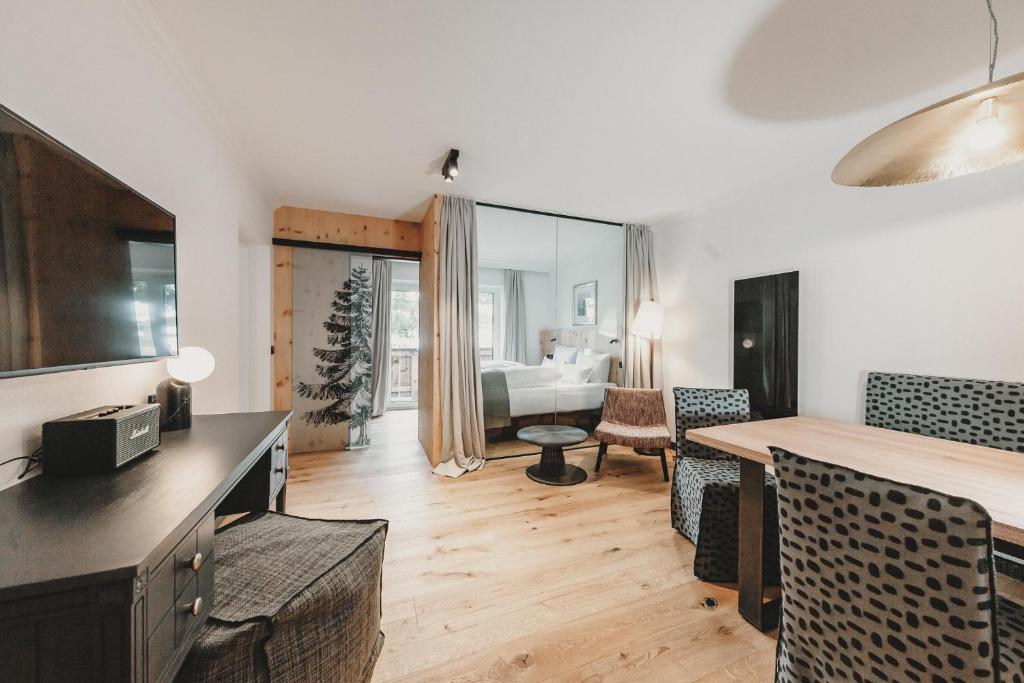 Posezení v ubytování Hotel & Appartements Tiroler Buam