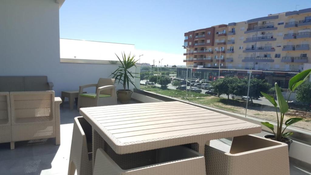 Balkón nebo terasa v ubytování Horizon Appartment - Hammamet Nord