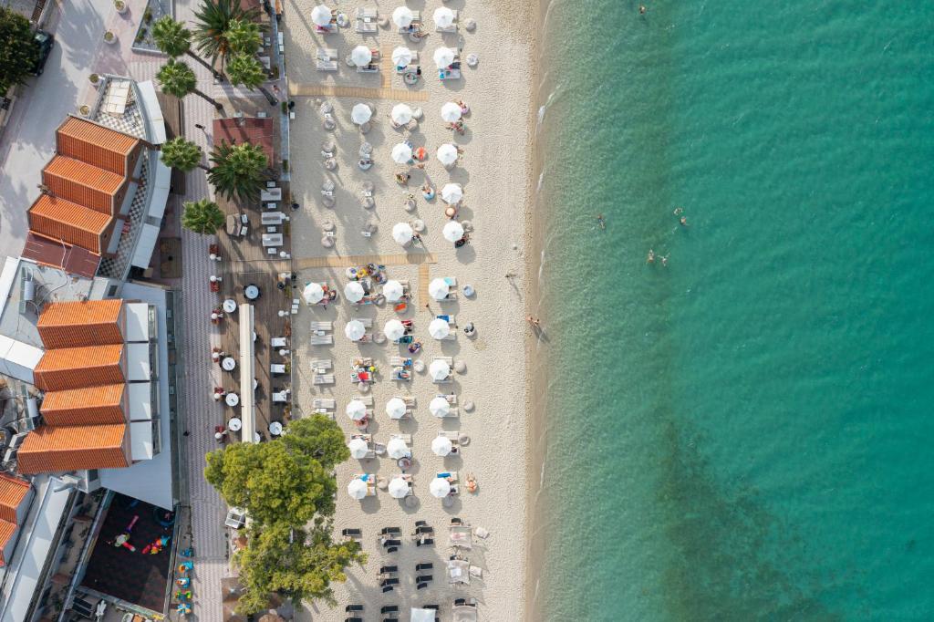 Üldine merevaade või majutusasutusest Tridente Mare Apart Hotel pildistatud vaade