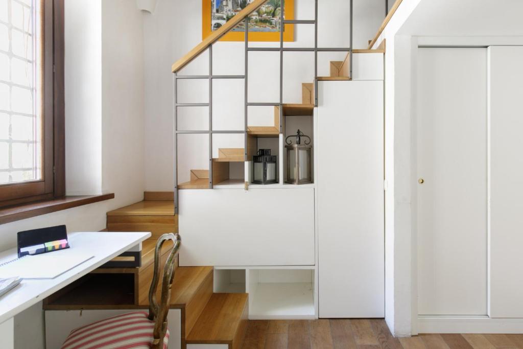 Kuchyňa alebo kuchynka v ubytovaní Leopardo 28 - Loft in Trastevere