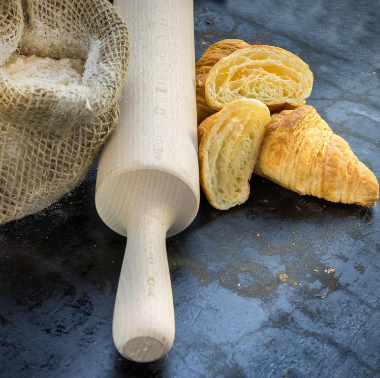 a bandaged leg of a nut and some croissants at The Raintree, St. Mary’s Road in Chennai