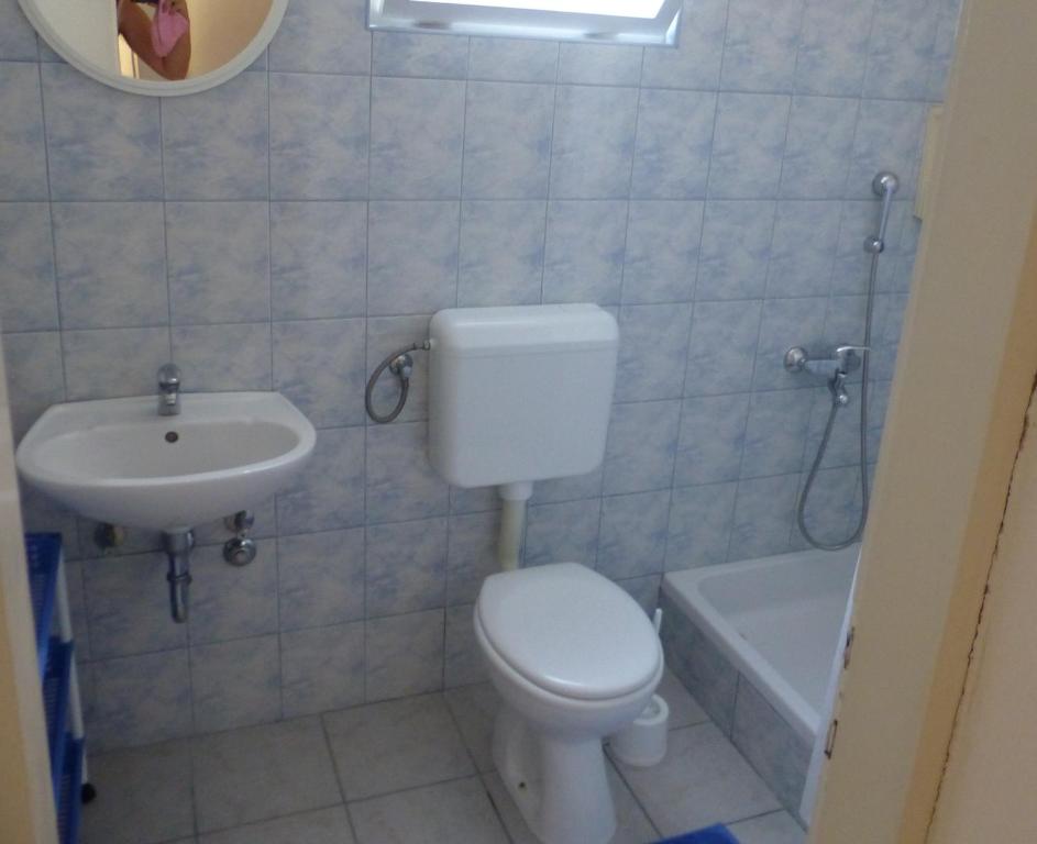 Koupelna v ubytování Guesthouse Bracanović