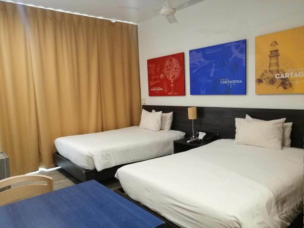 Pop Art Hotel CLC Mamonal Cartagena - Standaard Twin Room