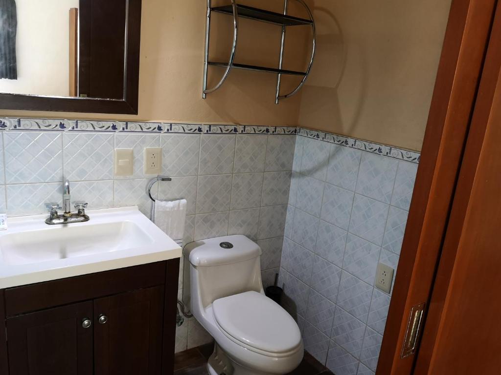 Koupelna v ubytování Xcalak Caribe Lodge