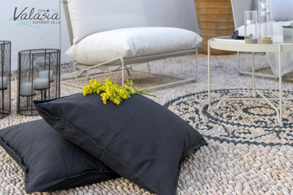 Część wypoczynkowa w obiekcie Panthea Valasia Boutique Villa