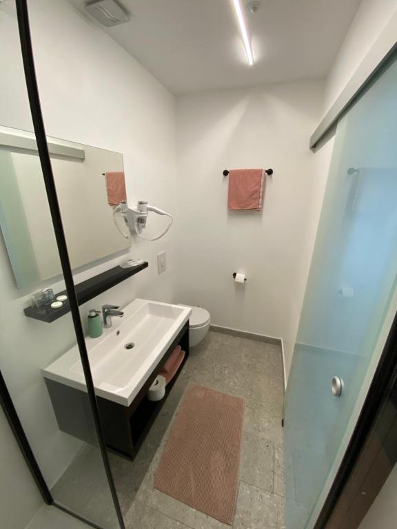Kúpeľňa v ubytovaní Apartmani Kumenat