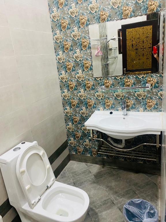 Koupelna v ubytování Alhama Hotel Appartment