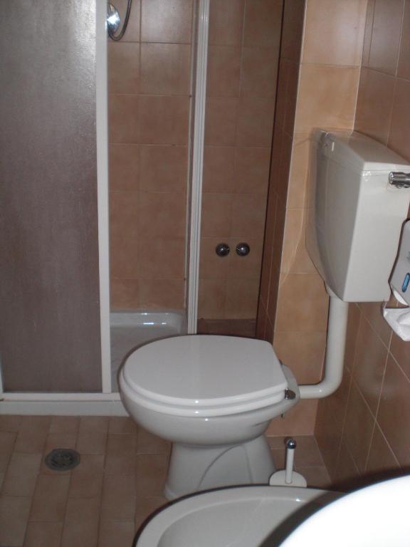 Koupelna v ubytování Hotel Agli Olmi