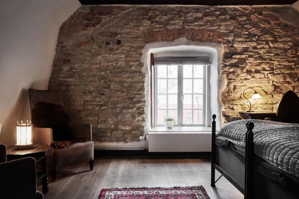 Posezení v ubytování Hotel Helgeand Wisby