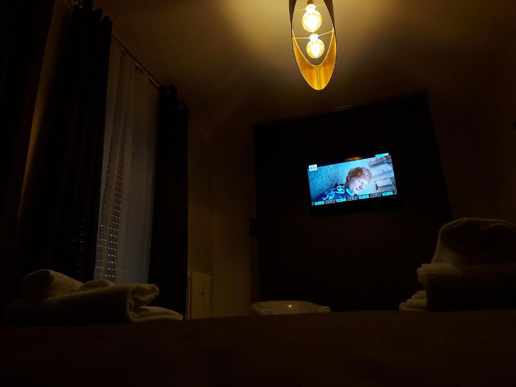 TV a/nebo společenská místnost v ubytování B&B Viviani Potenza