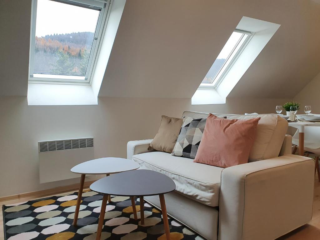 Posezení v ubytování Apartmány Břachovna