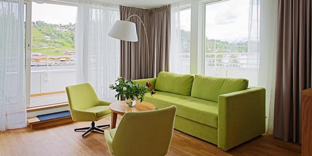 Posezení v ubytování Thon Hotel Sandven