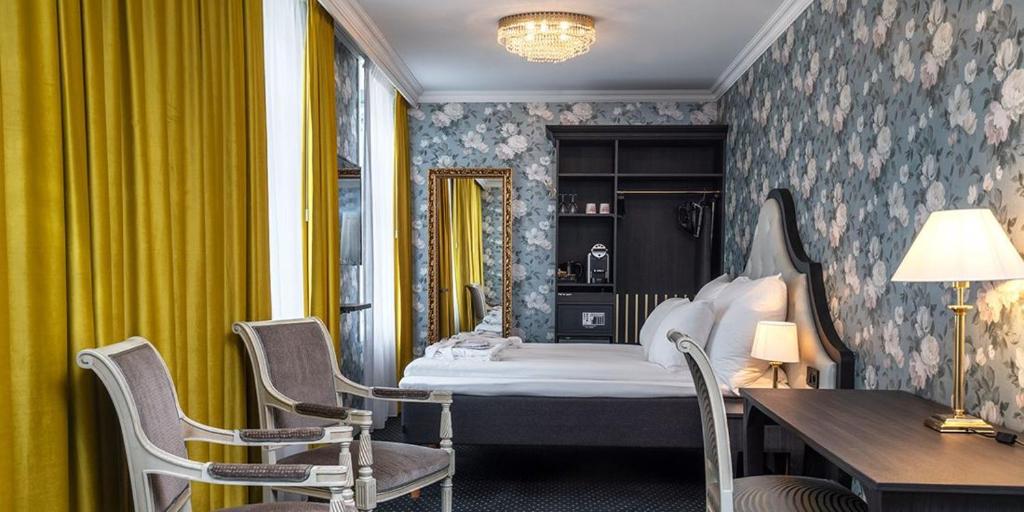 Postel nebo postele na pokoji v ubytování Thon Hotel Sandven