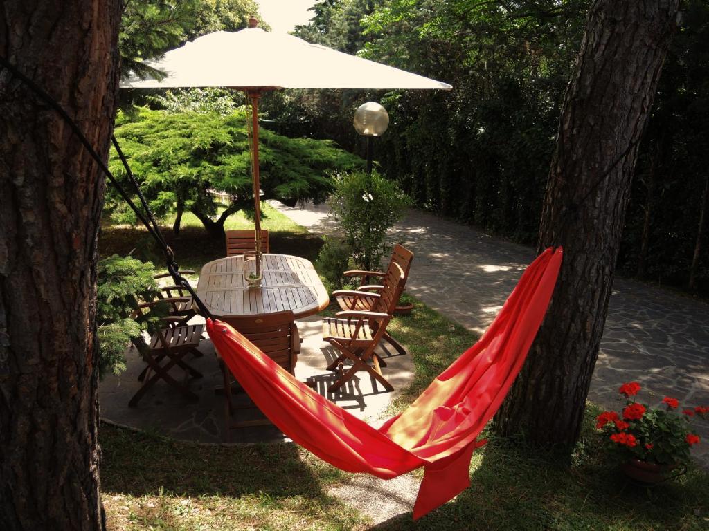 Zahrada ubytování B&B Porto Del Bivio