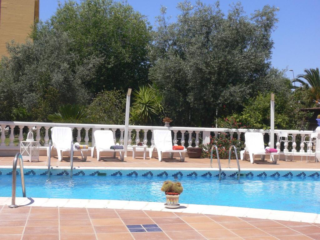 The swimming pool at or close to Hotel Zeus