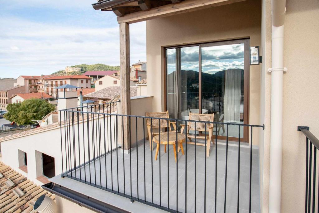 Balkón nebo terasa v ubytování Mochoruralhome ulldemo suite