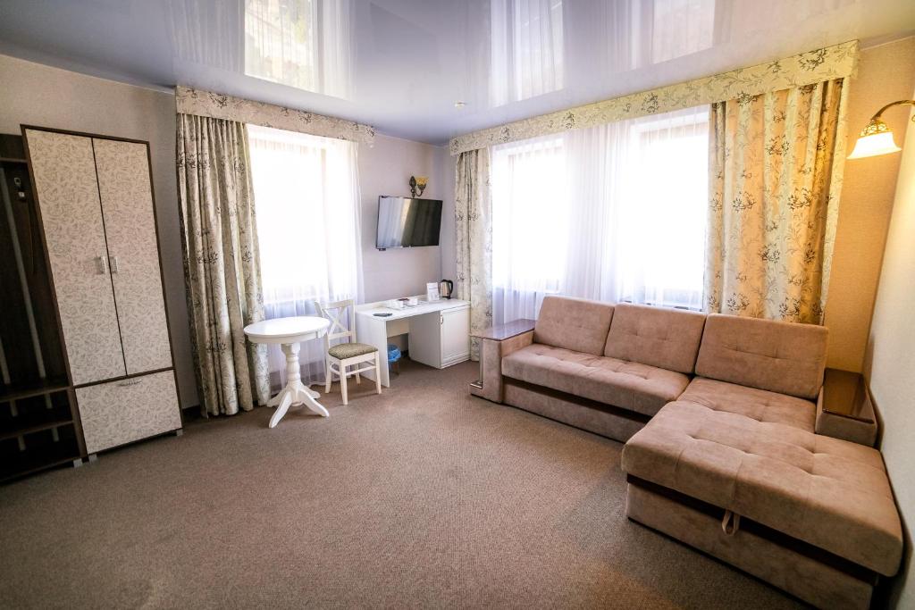 Posezení v ubytování Hotel Solomiya