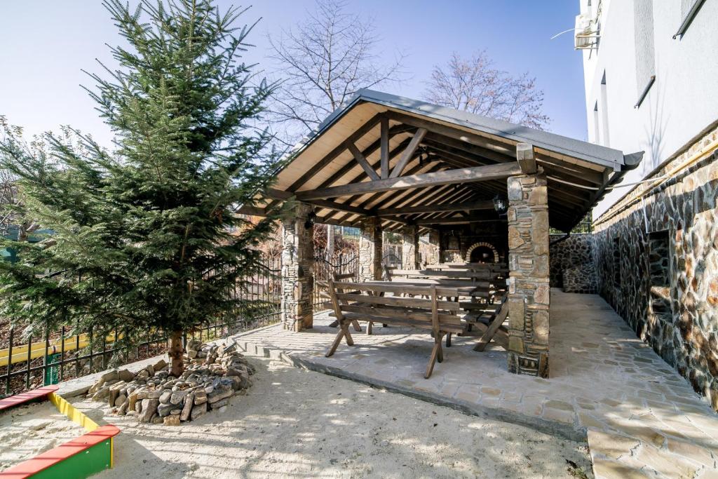 Balkón nebo terasa v ubytování Hotel Solomiya