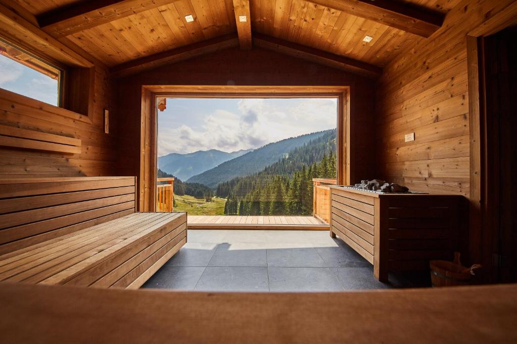 Nespecifikovaný výhled na hory nebo výhled na hory při pohledu z bed and breakfast