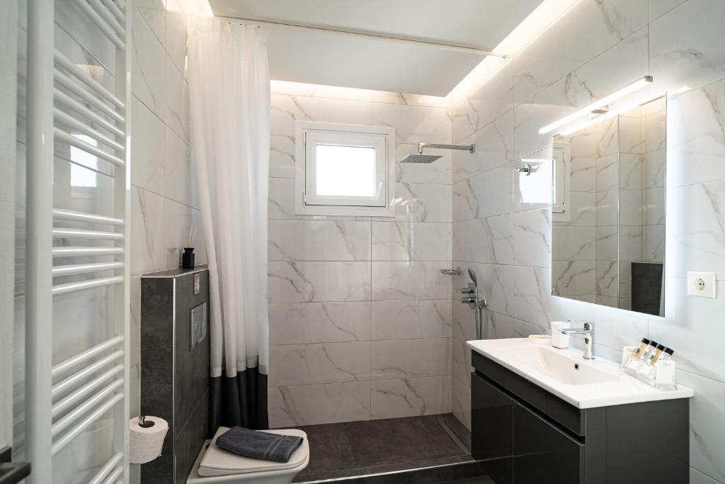 Koupelna v ubytování Lux Palace Trikala