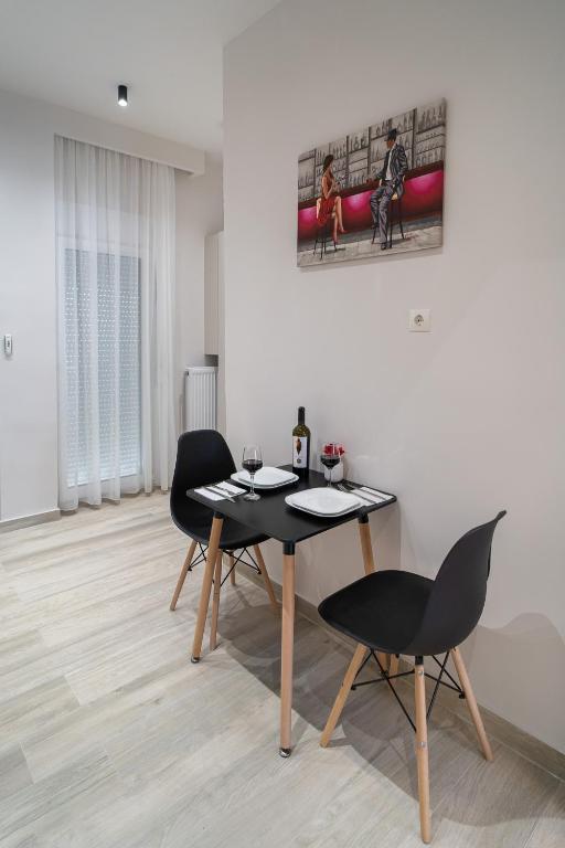 Posezení v ubytování Lux Palace Trikala