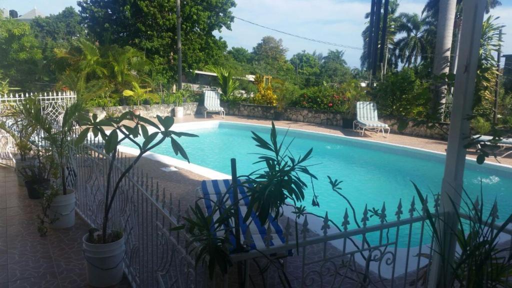 Bazén v ubytování Chaudhry Holiday House Montego Bay nebo v jeho okolí