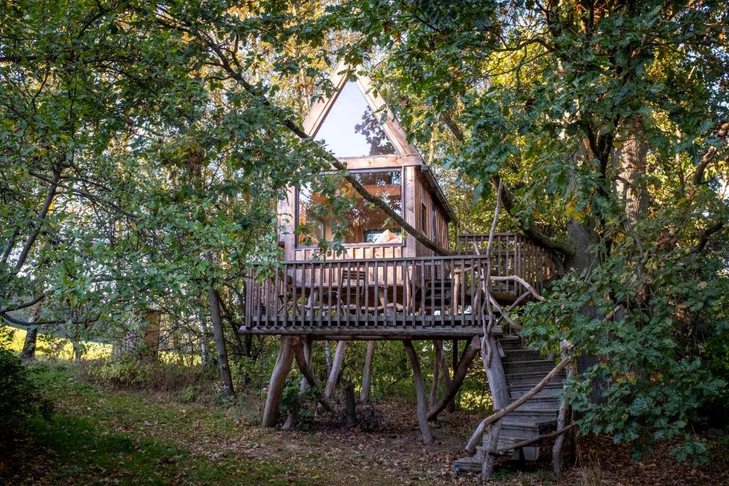 Zahrada ubytování ENJOY COZY Tree House Hills Forest Gardens Beautiful Views Sauna Hotbath
