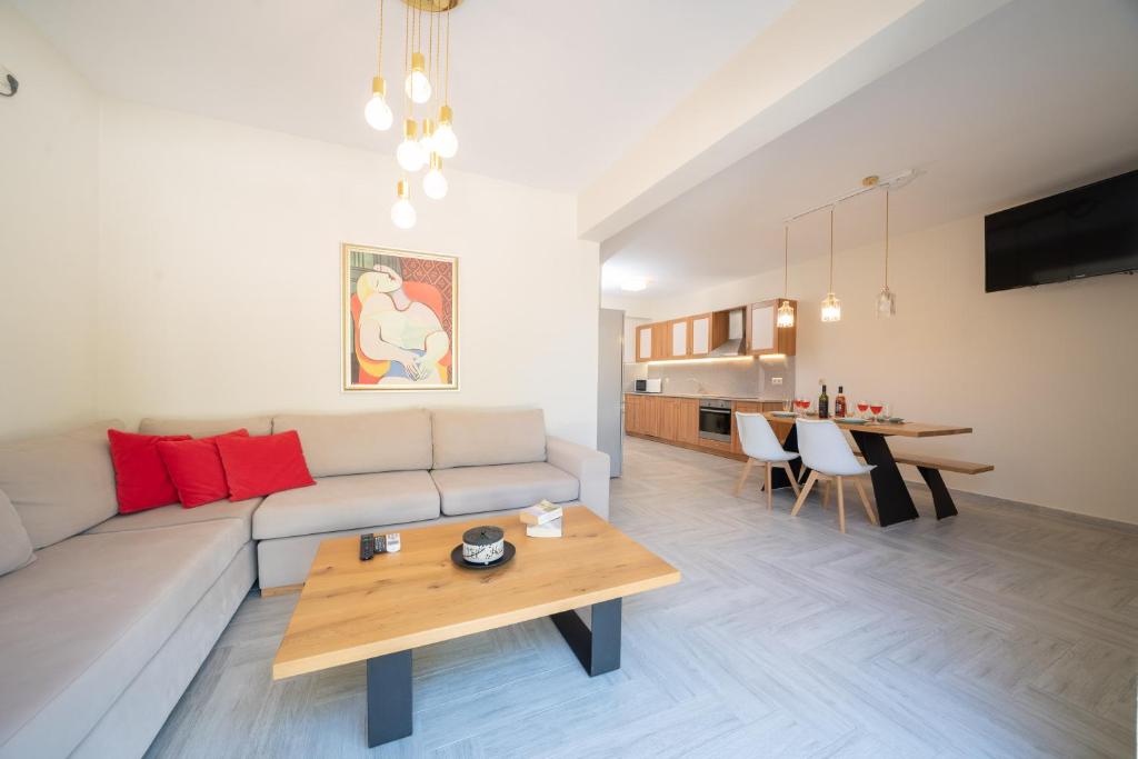 Część wypoczynkowa w obiekcie Kefalonia View Villas