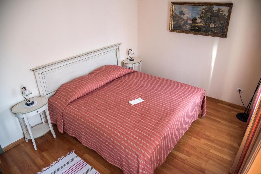 Postel nebo postele na pokoji v ubytování Špacapanova hiša